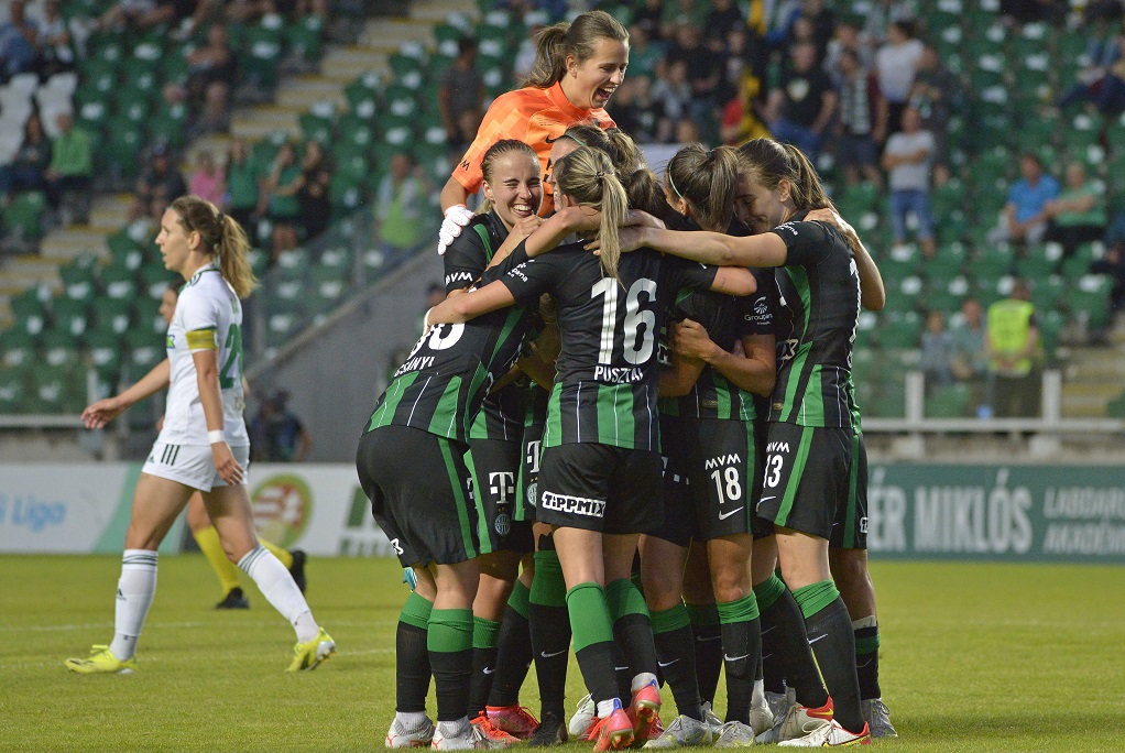 Ha bajnoki cím fociban, akkor Fradi! Ezúttal a zöld-fehér hölgyek lettek aranyérmesek!